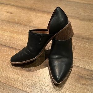 Madewell Brady Lowcut Bootie in Black sz 10